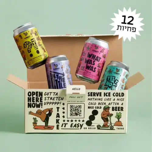 All About Schnitt X 12 מארז פחיות בירת הבית שניט