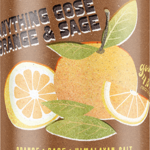 ANYTHING GOSE: Orange and Sage